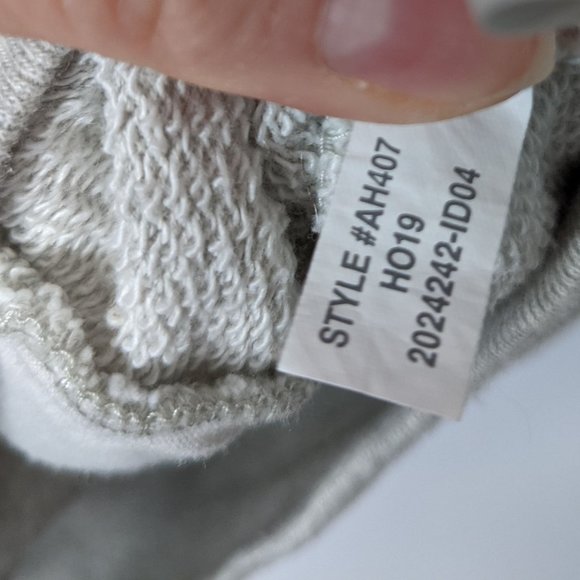 J.Crew Gray Retro Blue Pink Striped Track Jacket M - Picture 9 of 10